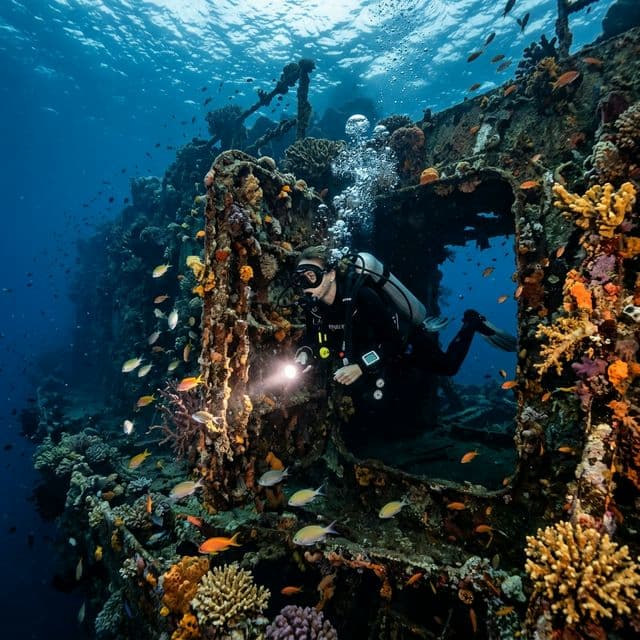 غواص الحطام