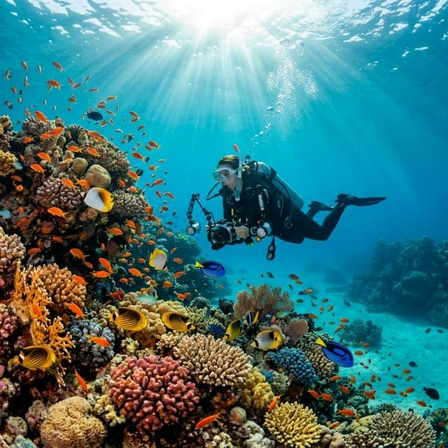 غوص سكوبا في البحر الأحمر